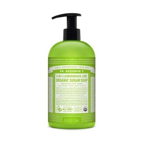 Savon liquide Dr Bronner's Lemongrass Lime 710 ml de Dr Bronner's, Gels et savons - Réf : M0115974, Prix : 23,41 €, Remise : %