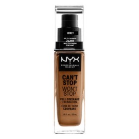 Base de Maquilhagem Cremosa NYX Can't Stop Won't Stop honey (30 ml) de NYX, Bases - Ref: S05102211, Preço: 17,46 €, Desconto: %