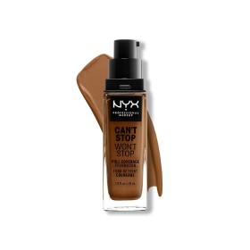 Base Cremosa per il Trucco NYX Can't Stop Won't Stop Warm mahogany 30 ml di NYX, Fondotinta - Rif: S05102213, Prezzo: 18,56 €...