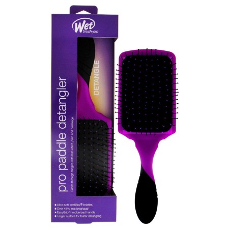 Knotenlösende Haarbürste The Wet Brush Lila rechteckig von The Wet Brush, Bürsten - Ref: M0121129, Preis: €9.79, Rabatt: %