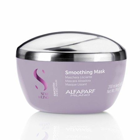 Masque pour cheveux Alfaparf Milano Semi di Lino Smooth Rebel Hair 200 ml Lissant de Alfaparf Milano, Soins et masques - Réf ...