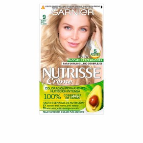 Dauerhafte Creme-Coloration Garnier Nutrisse Nº 9.0-rubio muy claro (3 Stück) von Garnier, Farben - Ref: S05101443, Preis: 7,...