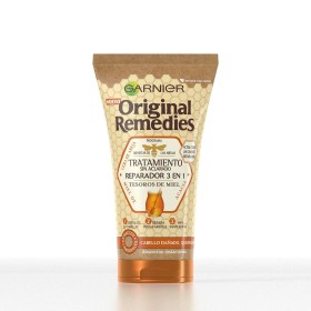 Crema Riparatrice senza Risciacquo Garnier Original Remedies Tesoros de Miel 3 in 1 (150 ml) di Garnier, Trattamenti per cape...