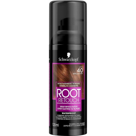 Spray Temporal Corretor de Raízes Schwarzkopf rojo cashmere (120 ml) de Schwarzkopf, Coloração semipermanente - Ref: S0510609...