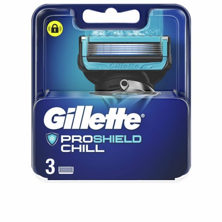 Recambio de Hojas de Afeitar Gillette Fusion Proshield Chill 3 Piezas de Gillette, Hombre - Ref: S05112541, Precio: 16,88 €, ...