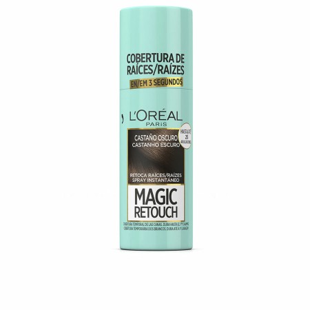 Spray Temporal Corretor de Raízes L'Oréal Paris Magic Retouch Castanho 75 ml de L'Oréal Paris, Corretor de cor - Ref: S051204...