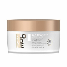 Purifying Mask Schwarzkopf Blond Me Blonde hair 200 ml by Schwarzkopf, Deep Conditioners & Treatments - Ref: S05120620, Price...