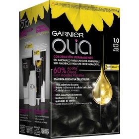 Tinte sin Amoniaco Olia Garnier 3600541234321 Ébano Negro de Garnier, Coloración permanente - Ref: S0521916, Precio: 12,11 €,...