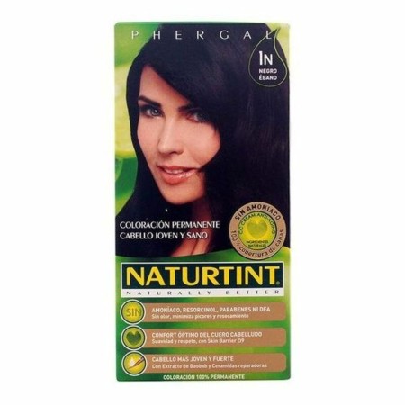 Tinte sin Amoniaco Naturtint Naturtint Naturtint N Ébano Negro 170 ml de Naturtint, Coloración permanente - Ref: S0524580, Pr...