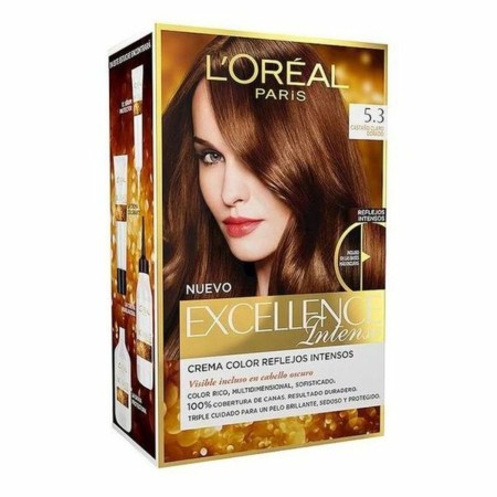 Dauerfärbung Excellence Intense L'Oreal Make Up Excellence Helles Goldkastanienbraun (1 Stück) von L'Oreal Make Up, Farben - ...