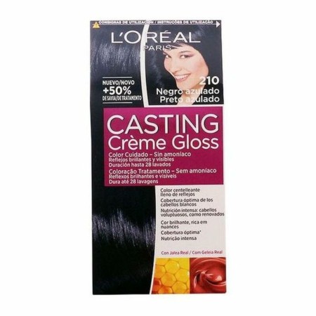 Tinta Sem Amoníaco Casting Creme Gloss L'Oreal Make Up Casting Creme Gloss Preto Azulado 180 ml de L'Oreal Make Up, Coloração...