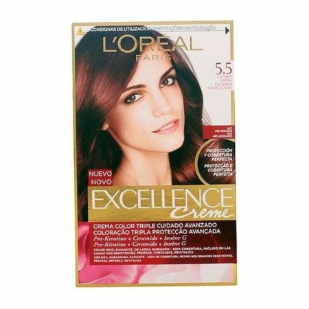 Teinture permanente Excellence L'Oreal Make Up 913-05602 Nº 9.0-rubio muy claro Nº 8.0-rubio claro 192 ml de L'Oreal Make Up,...