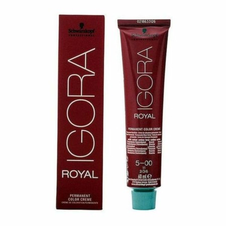 Tintura Permanente Igora Royal Schwarzkopf Igora Royal 5-00 Nº 5-00 Nº 9.0-rubio muy claro Nº 8.0-rubio claro 60 ml di Schwar...