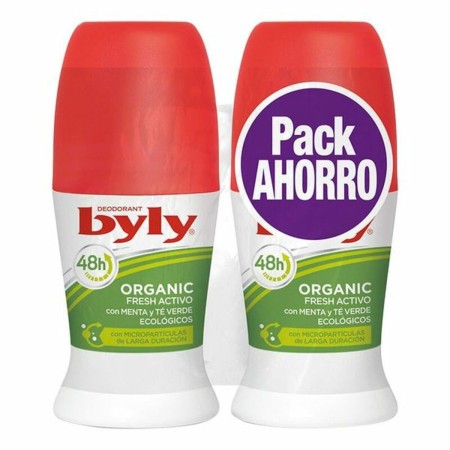 Desodorizante Roll-On Organic Extra Fresh Activo Byly (2 uds) de Byly, Desodorizantes - Ref: S0553999, Preço: 4,56 €, Descont...