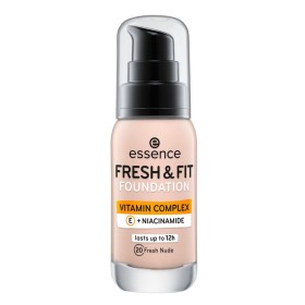 Base de Maquillage Crémeuse Essence Fresh & Fit 20-fresh nude (30 ml) de Essence, Fonds de teint - Réf : S05103809, Prix : 8,...