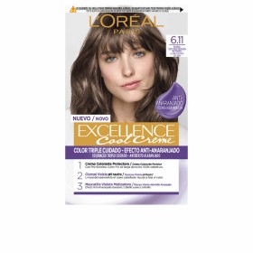 Dauerhafte Creme-Coloration L'Oreal Make Up Excellence Cool Creme 6.11-rubio oscuro ceniza von L'Oreal Make Up, Farben - Ref:...