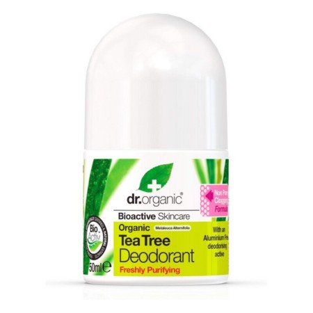 Desodorante Roll-On Dr.Organic DR00145 Árbol de té 50 ml de Dr.Organic, Desodorantes - Ref: S0582117, Precio: 10,32 €, Descue...