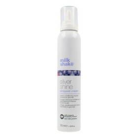 Après-shampooing mousse Milk Shake Silver Shine Cheveux blonds Cheveux gris (200 ml) de Milk Shake, Mousses - Réf : S0584146,...