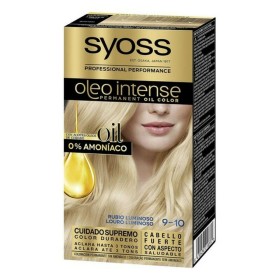 Dauerfärbung Syoss Olio Intense Ohne Ammoniak Nº 9,10 Lichtblond von Syoss, Farben - Ref: S0585345, Preis: 6,21 €, Rabatt: %