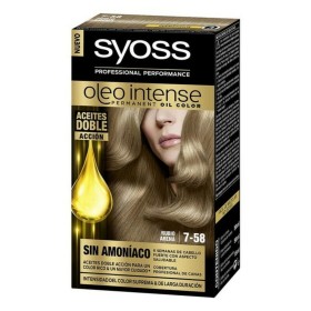 Tinta Permanente Syoss Olio Intense Sem amoníaco Nº 7,58 Louro Areia de Syoss, Coloração permanente - Ref: S0585348, Preço: 6...