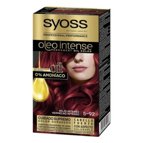 Tinta Permanente Syoss Olio Intense Sem amoníaco Nº 5,92 Vermelho Intenso de Syoss, Coloração permanente - Ref: S0585352, Pre...