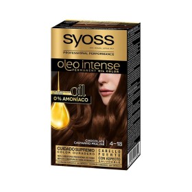 Dauerfärbung Syoss Olio Intense Ohne Ammoniak Nº 4,18 Schokolade von Syoss, Farben - Ref: S0585359, Preis: 6,47 €, Rabatt: %