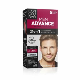 Crème Colorante Llongueras Men Advance Semi-permanent 5 - Marron léger (4 pcs) de Llongueras, Coloration permanente - Réf : S...