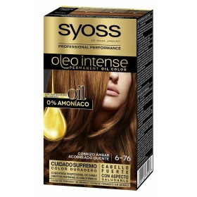 Permanent Dye Syoss Olio Intense Ammonia-free Nº 6.76 Cobrizo ambar by Syoss, Permanent Colour - Ref: S0587802, Price: 6,21 €...