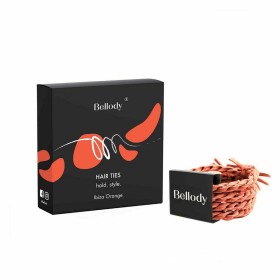 Rubber Hair Bands Bellody ibiza orange (4 uds) by Bellody, Ponytail Holders - Ref: S0588429, Price: 6,45 €, Discount: %