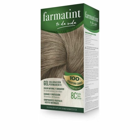 Tinta Permanente Farmatint 8c-Rubio Claro Ceniza Gel de Farmatint, Coloração permanente - Ref: S0594249, Preço: 12,05 €, Desc...