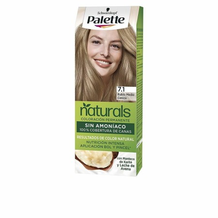 Permanent Dye Schwarzkopf Palette Natural Nº 7.1 by Schwarzkopf, Permanent Colour - Ref: S0596918, Price: 4,95 €, Discount: %