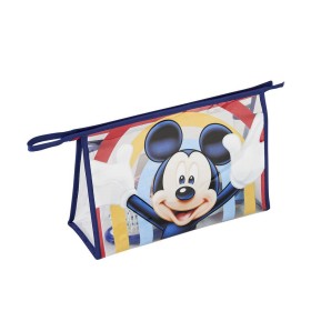 Kinder Reisetoilettengarnitur Mickey Mouse Blau 23 x 16 x 7 cm (4 pcs) von Mickey Mouse, Kosmetikkoffer - Ref: S0732811, Prei...