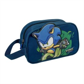 Neceser de Viaje Sonic Azul oscuro 100 % poliéster 16 x 10 x 26 cm de Sonic, Neceseres de viaje - Ref: S0740313, Precio: 10,9...