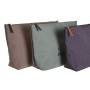 Neceser DKD Home Decor Marrón Verde Burdeos Lienzo Yoga 33 x 8 x 20 cm (3 Unidades) de DKD Home Decor, Neceseres de viaje - R...