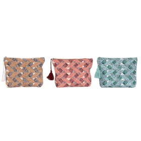 Nécessaire de Viagem Home ESPRIT Castanho Turquesa Coral 25 x 5 x 20 cm (3 Unidades) de Home ESPRIT, Estojo de viagem - Ref: ...