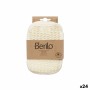 Spugna da Bagno Bianco Beige (24 Unità) di Berilo, Muffole e guanti esfolianti - Rif: S3629480, Prezzo: 25,18 €, Sconto: %