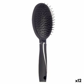 Brush Black Silicone Plastic (12 Units) by Berilo, Hairbrushes - Ref: S3631747, Price: 20,51 €, Discount: %