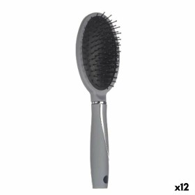 Brush Grey Silicone Plastic (12 Units) by Berilo, Hairbrushes - Ref: S3631755, Price: 20,51 €, Discount: %