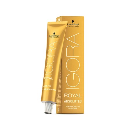 Permanent Anti-Ageing Dye Igora Royal Absolutes Schwarzkopf Igora Royal 8-60 (60 ml) by Schwarzkopf, Permanent Colour - Ref: ...