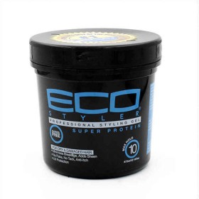 Cire Eco Styler Styling Gel Super Protein (473 ml) de Eco Styler, Crèmes, argiles et cires - Réf : S4245263, Prix : 5,97 €, R...