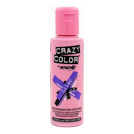 Tinte Semipermanente Lilac Crazy Color Nº 55 (100 ml) (100 ml) de Crazy Color, Coloración semipermanente - Ref: S4245752, Pre...