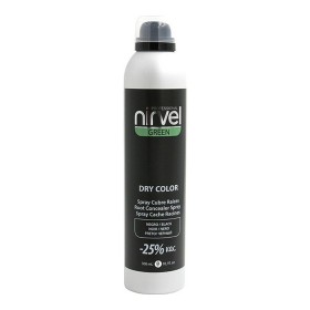 Ansatzspray für graues Haar Green Dry Color Nirvel Green Dry Schwarz (300 ml) von Nirvel, Tönungen - Ref: S4253495, Preis: 17...