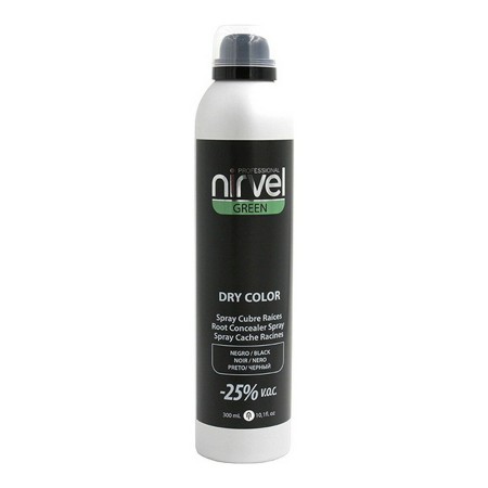 Spray Cubre Canas Green Dry Color Nirvel Green Dry Negro (300 ml) de Nirvel, Coloración semipermanente - Ref: S4253495, Preci...