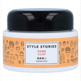 Cera di Fissaggio Leggero Style Stories Alfaparf Milano Funk Clay (100 ml) di Alfaparf Milano, Paste, argille e cere - Rif: S...