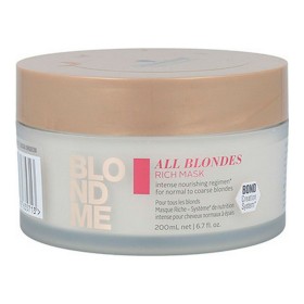 Masque pour cheveux Schwarzkopf Blondme Rich Kératine de Schwarzkopf, Soins et masques - Réf : S4256308, Prix : 11,27 €, Remi...