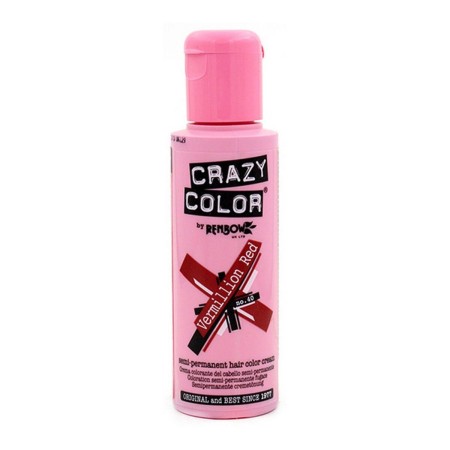 Tinte Permanente Crazy Color 40 Vermillion Red (100 ml) de Crazy Color, Coloración permanente - Ref: S4256758, Precio: 6,43 €...