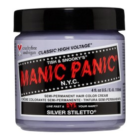 Tinta Permanente Classic Manic Panic ‎612600110067 Silver Stiletto (118 ml) de Manic Panic, Coloração permanente - Ref: S4256...