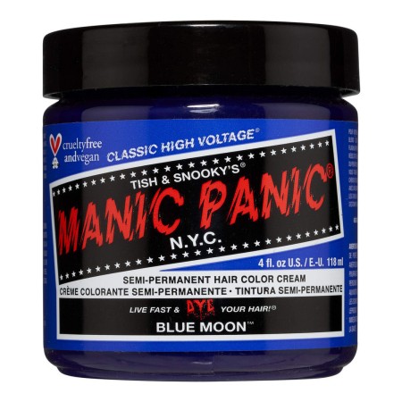 Tinta Permanente Classic Manic Panic Blue Moon (118 ml) de Manic Panic, Coloração permanente - Ref: S4256874, Preço: 9,98 €, ...