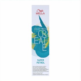 Dauerfärbung Wella Color Fresh Create Super Petrol türkis (60 ml) von Wella, Farben - Ref: S4258558, Preis: 15,79 €, Rabatt: %