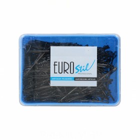 Ganchos para o Cabelo Eurostil Clips Negro (300 pcs) de Eurostil, Ganchos de cabelo - Ref: S4258587, Preço: 10,60 €, Desconto: %